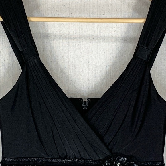 BCBGMaxAzria~NWOT~Womens Sleeveless Black Metallic Party/Cocktail Mini Dress~Sz0 - Picture 5 of 14